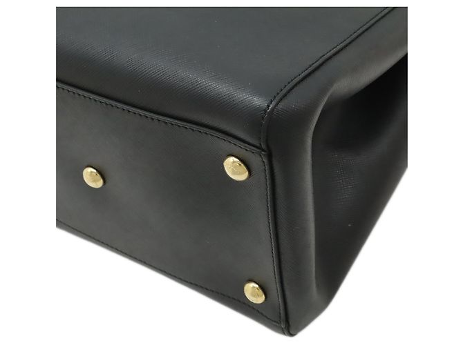 Salvatore Ferragamo Borsa Vara Bow in pelle nera Ferragamo Nero - vista 5