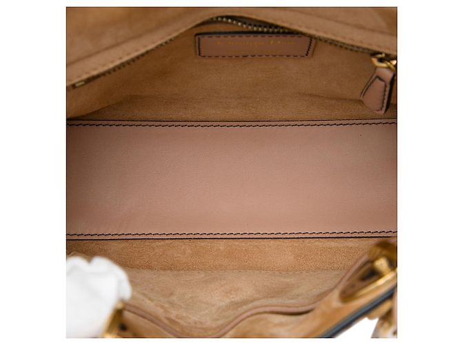 Dior Lady Dior Supple in agnello cannage con borchie rosa Small - vista 4