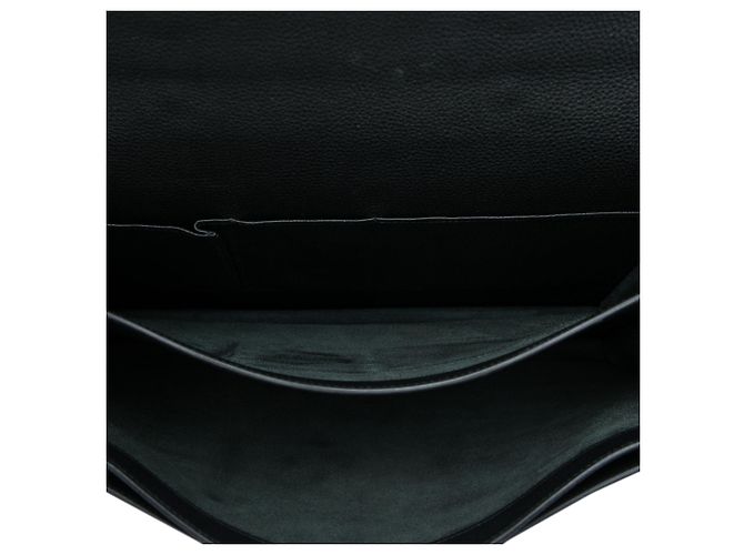 Hermès Sac A Depeches 38 in Togo nero - vista 4