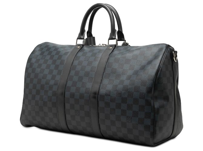 Louis Vuitton Keepall Bandouliere 45 in Damier Graphite nero - vista 2