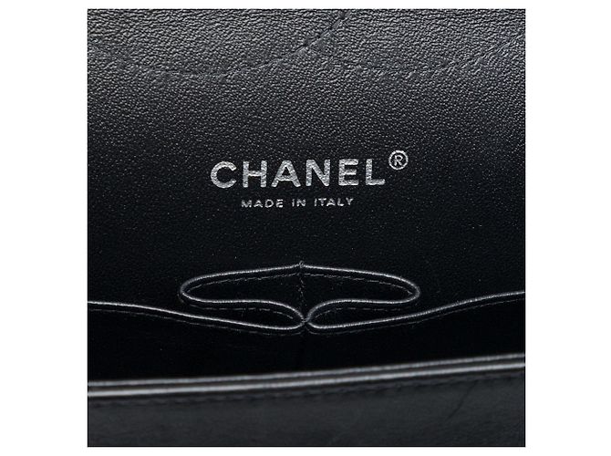 Chanel Black Jumbo Classic Lambskin Double Flap Nero - vista 5