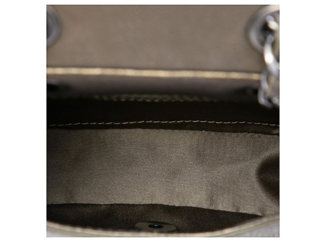 Chanel Coco Twin Flap in pelle di vitello trapuntata marrone Small Bronzo - vista 4