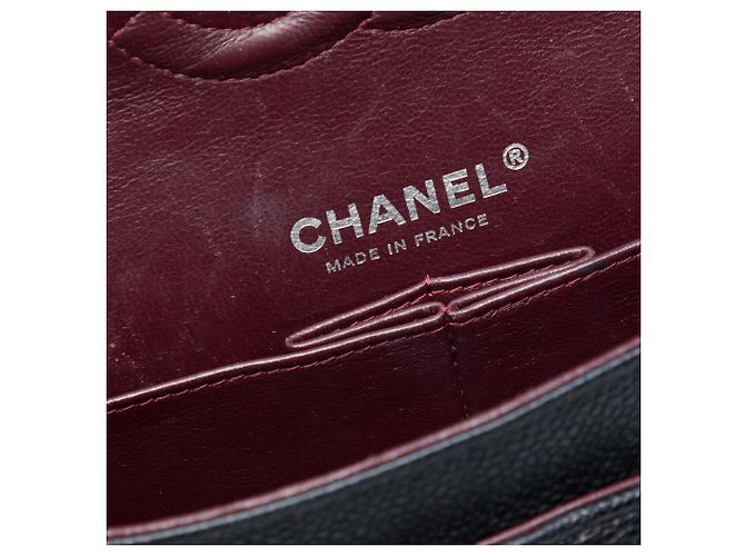 Chanel Black Medium Classic Caviar Double Flap Nero - vista 5