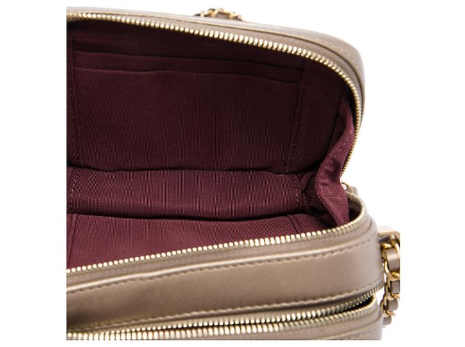 Chanel Gold Mini Quilted Lambskin Coco Boy Kamera Tasche Golden - Ansicht 5