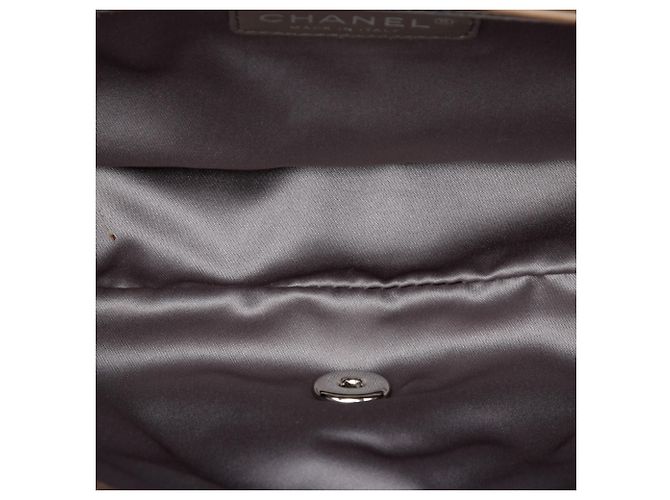 Chanel Marrone Borsa Flap Coco Rain in agnello trapuntato Medium - vista 4