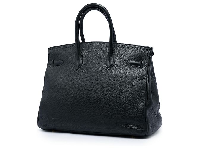 Hermès Black Clemence Birkin Retourne 35 Nero - vista 2