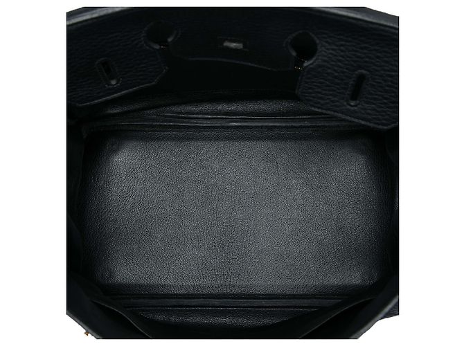 Hermès Black Clemence Birkin Retourne 35 Nero - vista 4