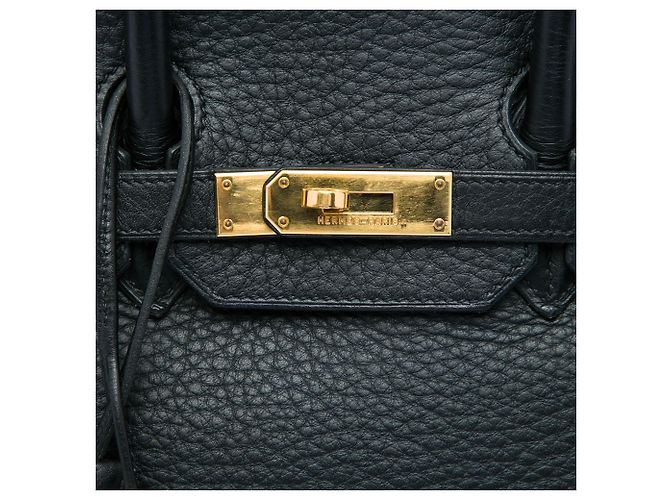 Hermès Black Clemence Birkin Retourne 35 Nero - vista 5
