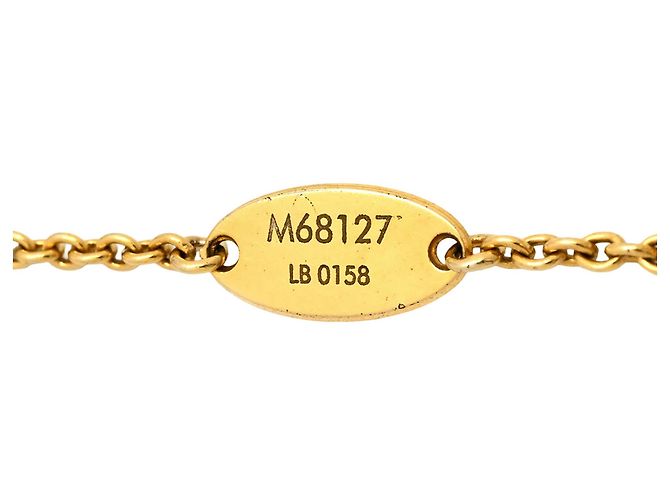 Louis Vuitton Gold Plated Flower Full Bracelet Golden - Ansicht 5