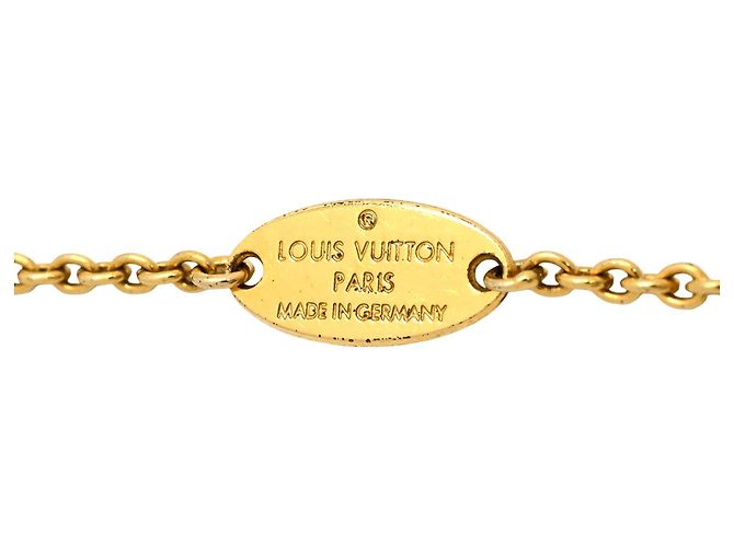 Louis Vuitton Gold Plated Flower Full Bracelet Golden - Ansicht 6