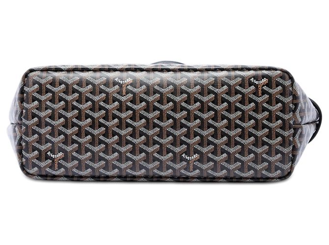 Borsa per il trasporto Goyard Black Goyardine Chien Gris Nero - vista 3