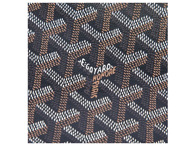 Borsa per il trasporto Goyard Black Goyardine Chien Gris Nero - vista 5