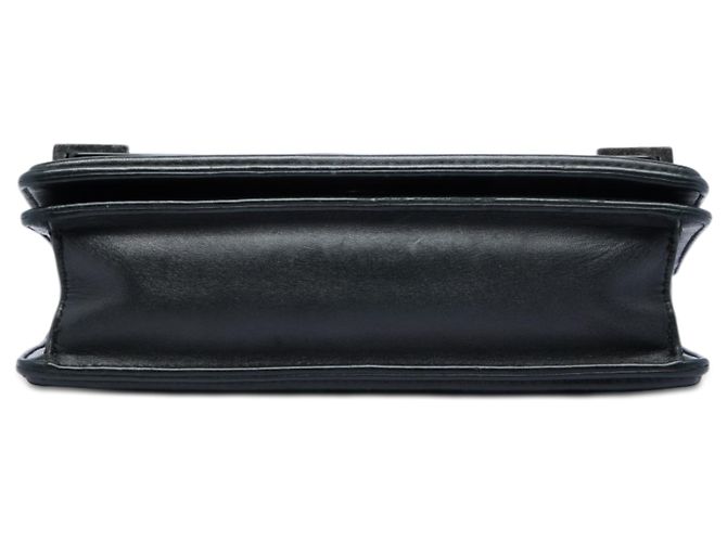 Chanel Black Lambskin and Acrylic Boy Brick Horizontal Flap Nero - vista 3