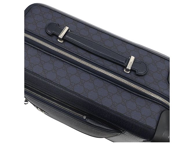 Trolley Gucci Blue Small GG Supreme Ophidia Blu navy - vista 13