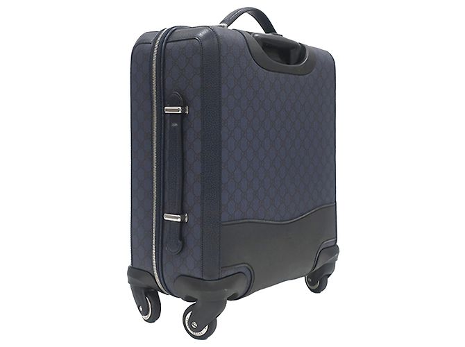 Trolley Gucci Blue Small GG Supreme Ophidia Blu navy - vista 2