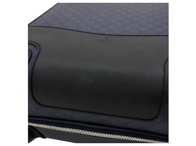 Trolley Gucci Blue Small GG Supreme Ophidia Blu navy - vista 8
