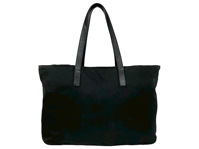 Prada Black Tessuto Zip Tote Schwarz - Ansicht 2