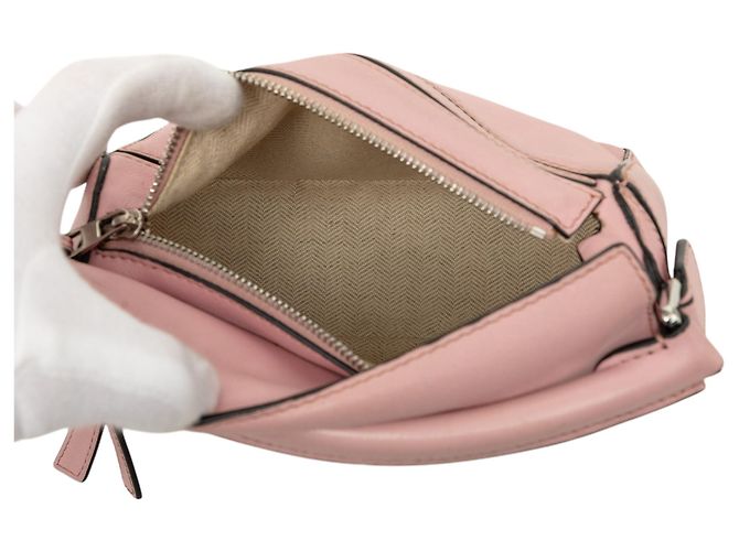 Borsa LOEWE Pink Mini Calfskin Puzzle Rosa - vista 4