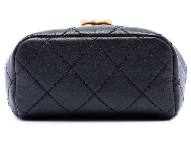 Borsa My Crush in agnello micro trapuntato Chanel nero - vista 3