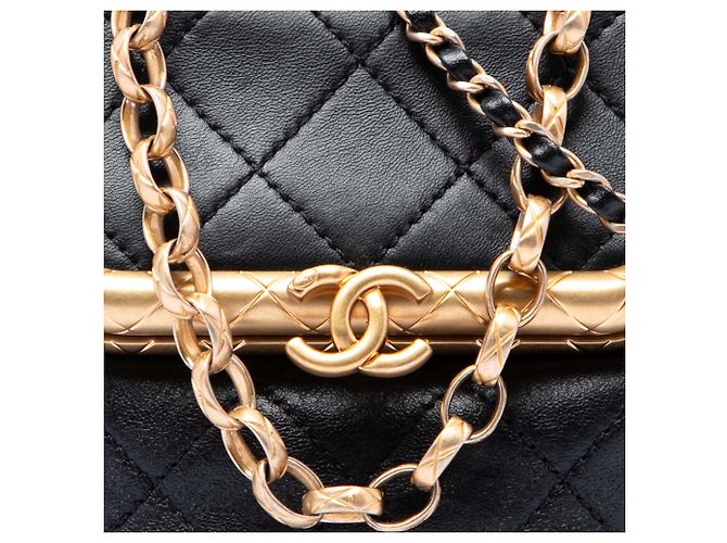 Borsa My Crush in agnello micro trapuntato Chanel nero - vista 6