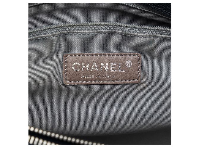 Chanel Blue Large CC Quilted Denim Timeless Tote Blau Marineblau - Ansicht 5