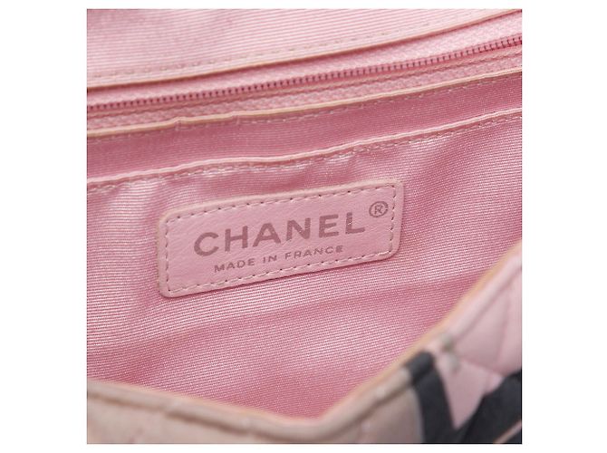 Chanel Pink Small Quilted Jersey Ocean Drive Flap Rosa - vista 5
