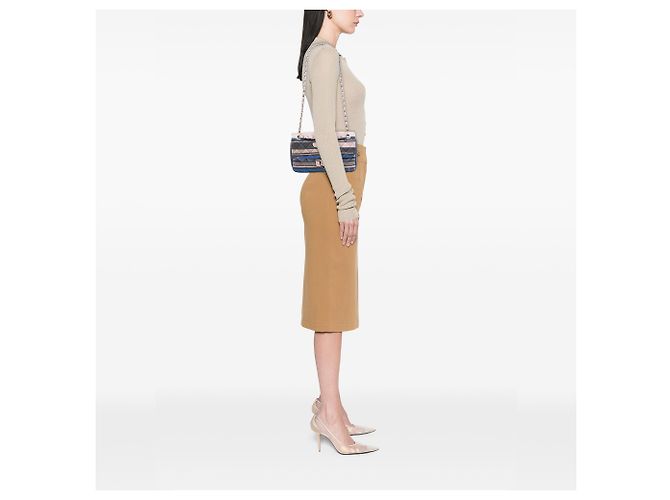 Chanel Pink Small Quilted Jersey Ocean Drive Flap Rosa - vista 6