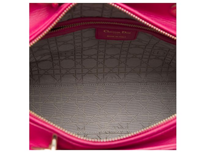 Lady Dior aus Lammleder Cannage in Rosa, Größe Large Pink - Ansicht 4