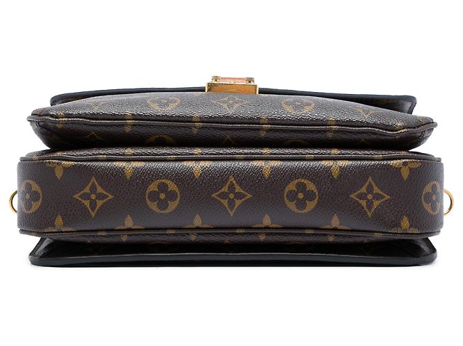 Louis Vuitton Marrone Monogram Pochette Metis - vista 3