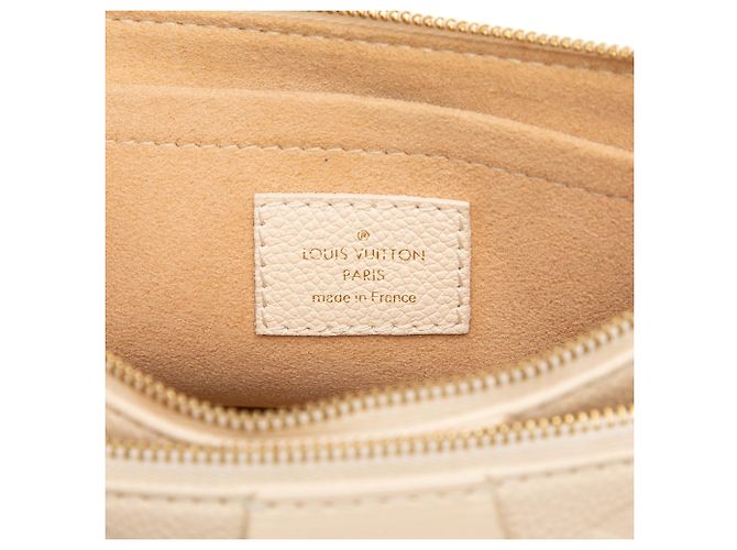 Louis Vuitton Multi Pochette Accessoires in pelle Empreinte Monogram Giant bianca Bianco Crudo - vista 5