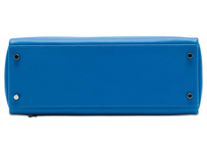 Hermès Blue Clemence Kelly II Retourne 32 - vista 3