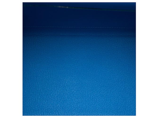 Hermès Blue Clemence Kelly II Retourne 32 - vista 4