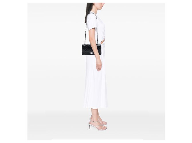 Chanel Black Medium Classic Caviar Double Flap - vista 6