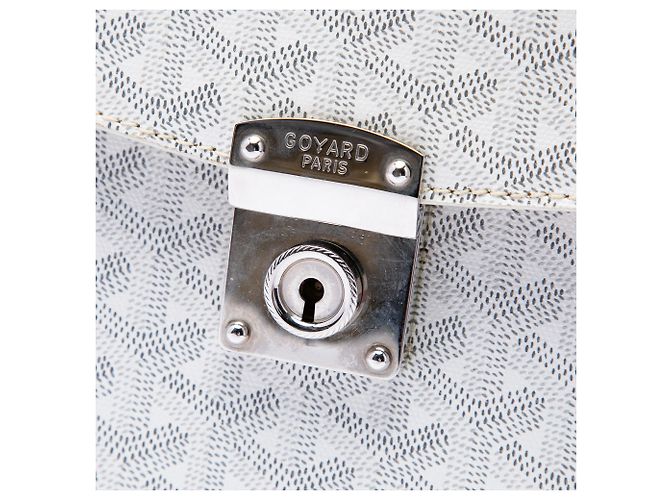 Goyard Asciugamano White Goyardine Stripe Chypre Bianco - vista 5
