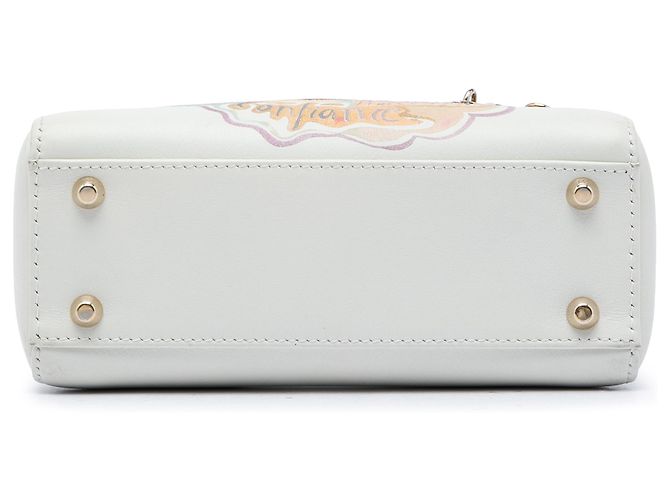 Dior White DiorAmour Niki De Saint Phalle Mini Calfskin Lady Dior - view 3