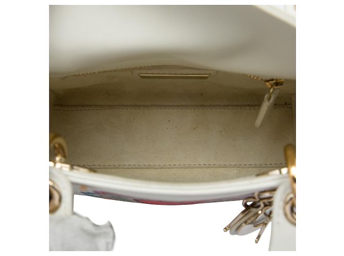 Dior White DiorAmour Niki De Saint Phalle Mini Calfskin Lady Dior - view 4