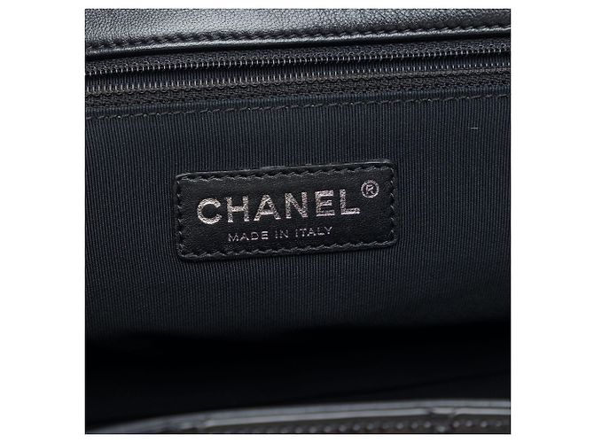 Chanel Black Quilted Patent Reissue 2.55 Accordion Flap Nero - vista 5