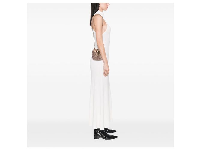 Borsa a secchiello Chanel Gold Small Metallic Lambskin Coco Pleats Drawstring D'oro - vista 6