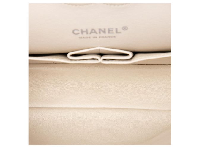 Chanel Beige Medium Classic Tweed Double Flap - Ansicht 4