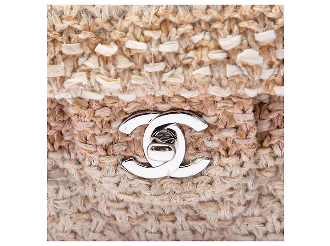 Chanel Beige Medium Classic Tweed Double Flap - Ansicht 5