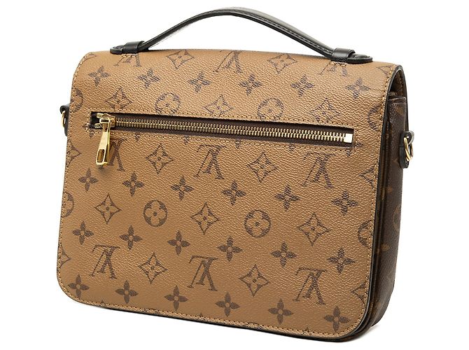 Pochette Metis Louis Vuitton Marrone Monogram Reverse - vista 2