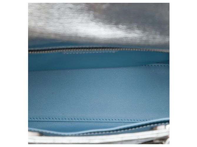 Dior Argento Small Metallic Grained Calfskin Cannage My ABCDior Lady Dior - vista 4