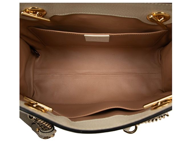 Tote Gucci Beige Small GG Supreme Berry Padlock - vista 4