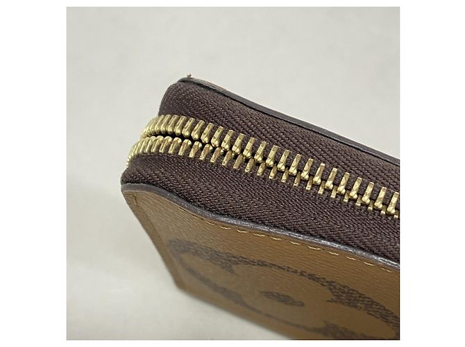 Louis Vuitton Monogram Giant Reverse Zippy Wallet Braun - Ansicht 6