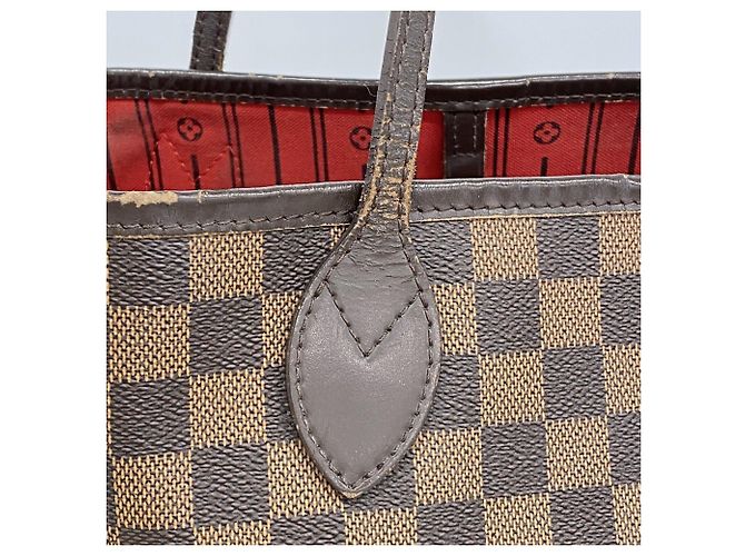 Borsa Tote Louis Vuitton Monogram Neverfull MM Damier ebene - vista 11