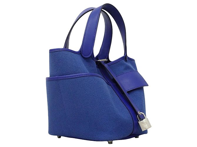 Hermès Hermes Picotin Lock PM Cargo Handtasche Blau - Ansicht 2