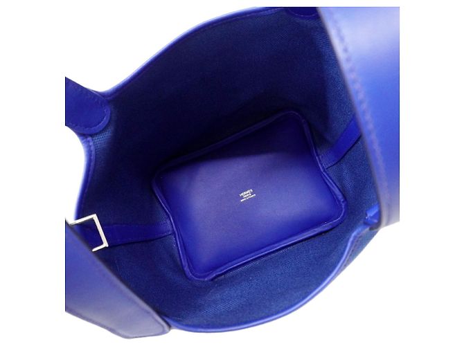 Hermès Hermes Picotin Lock PM Cargo Handtasche Blau - Ansicht 4