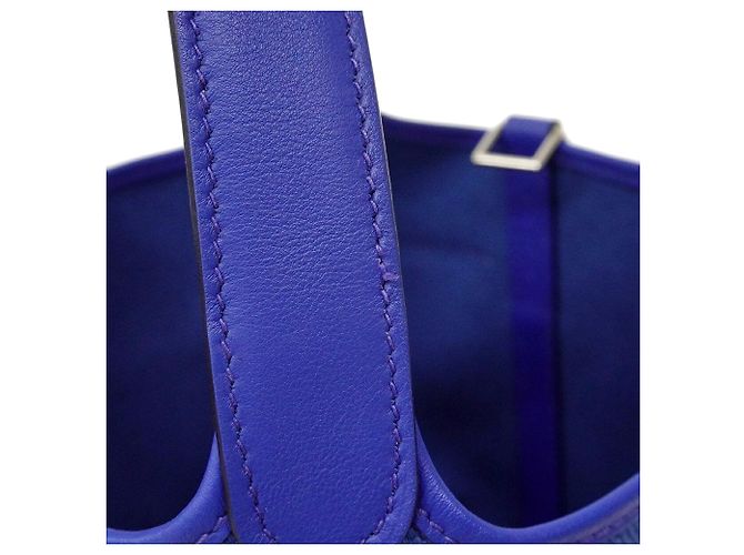 Hermès Hermes Picotin Lock PM Cargo Handtasche Blau - Ansicht 6