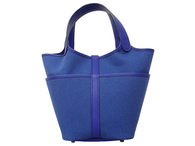 Hermès Hermes Picotin Lock PM Cargo Handtasche Blau - Ansicht 8