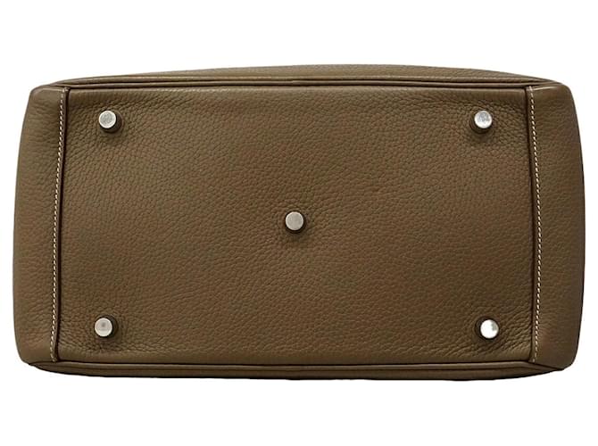 Hermès Borsa Hermes Lindy 30 Taupe - vista 3